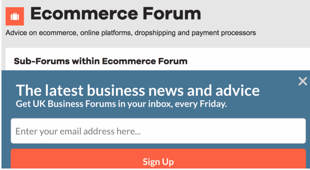 E-Commerce Forum