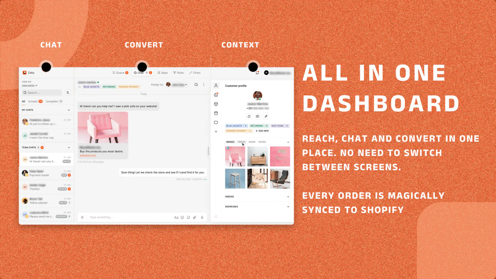 Zoko Shopify App for Growth