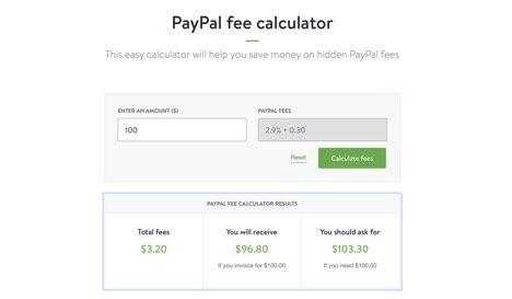 2017 paypal calculator