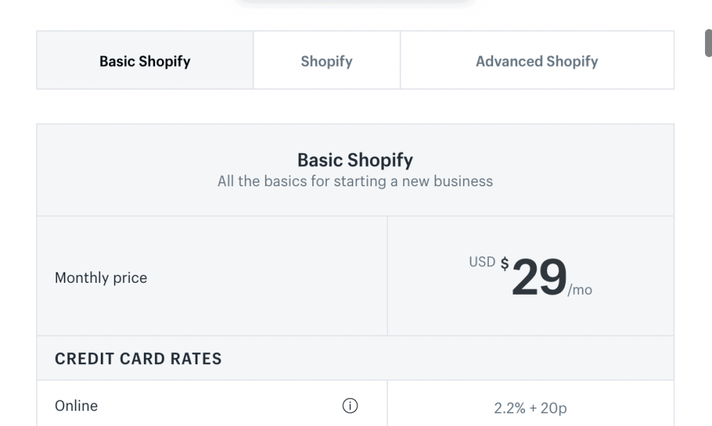 shopify competitive pricing