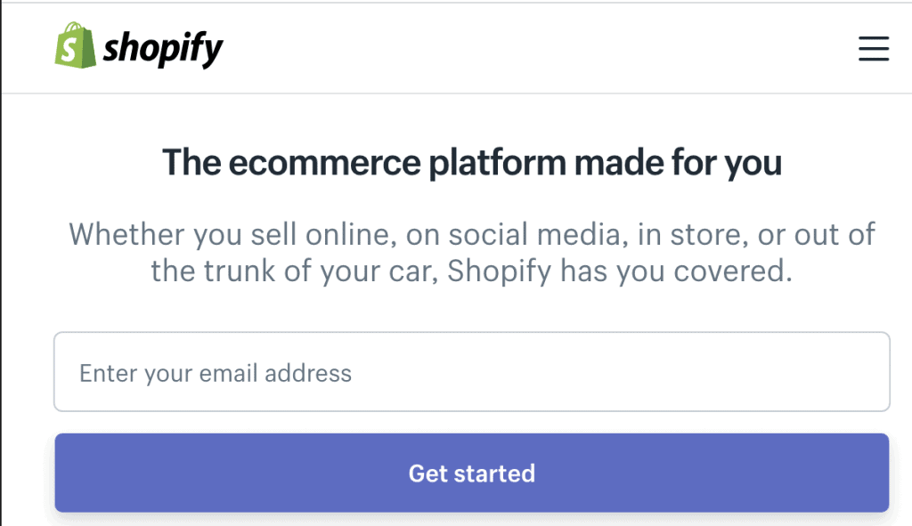 ecommerce shopify