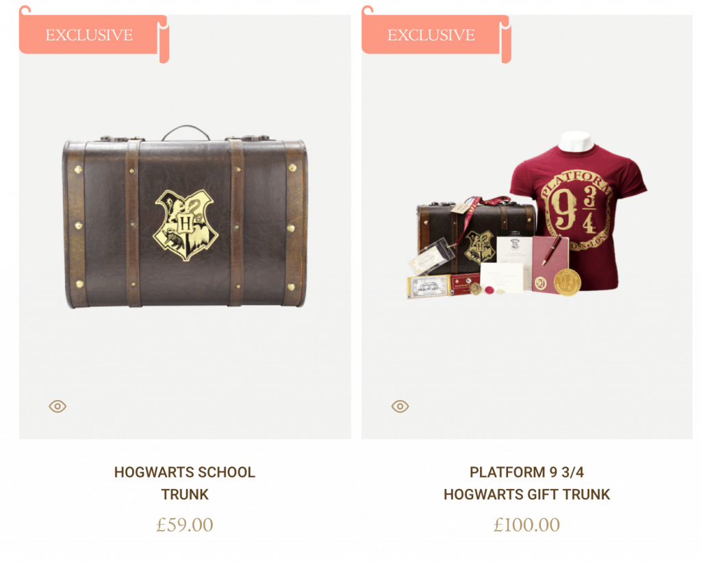 harry potter ecommerce