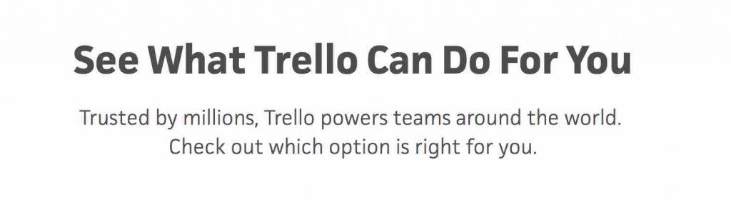 Pricing Pages Trello