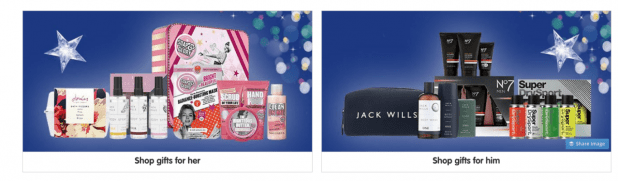 Christmas campaign gifts