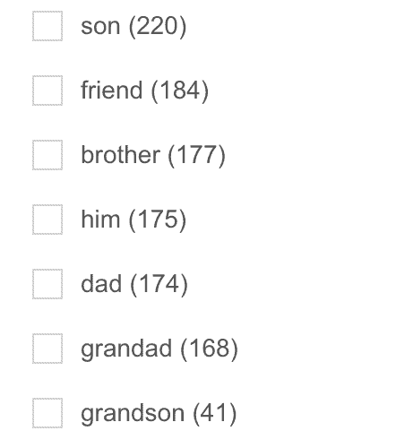 gift filters