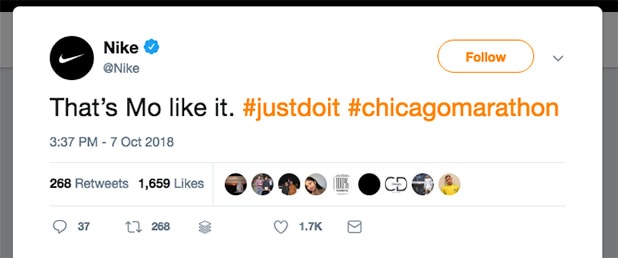 nike's - twitter 