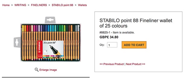 STABILO point 88 Fineliner Pen - Assorted Colours (Pack of 25), 8825-1