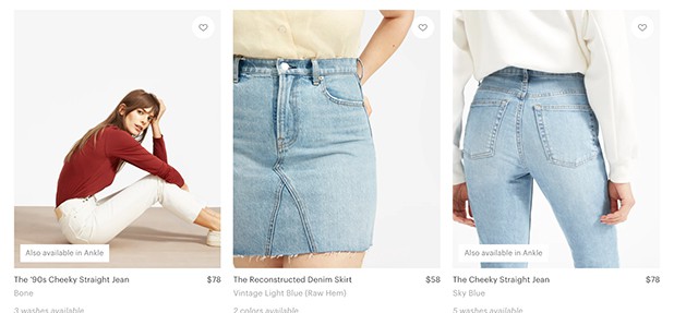 Spesific Pricing Everlane