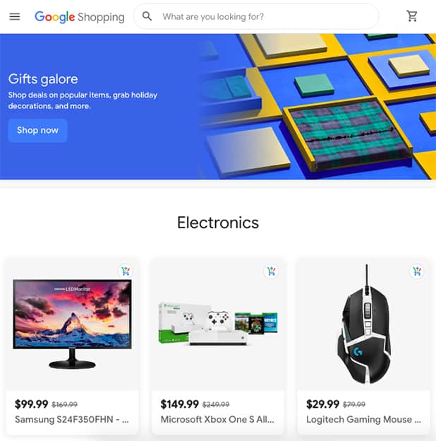 Google Comparison Shopping Engine