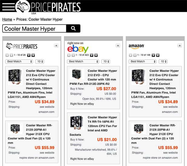 Price Pirates Comparison Shopping Engine