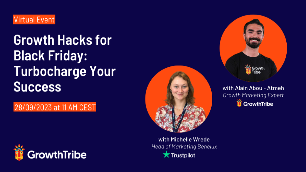 Growth Hacks for Black Friday: Turbocharge Your Success webinar 2023