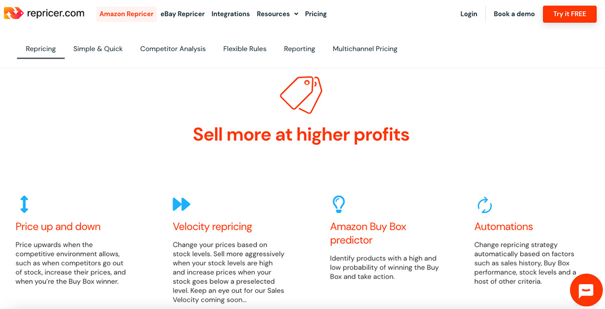 repricer - competitive pricing tool