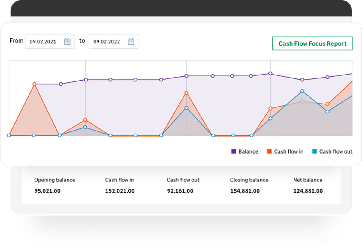 Ecommerce accounting- cash flow focus report