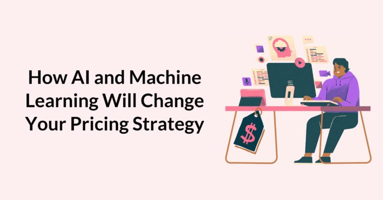 A person is deciding the pricing strategy with the help of AI