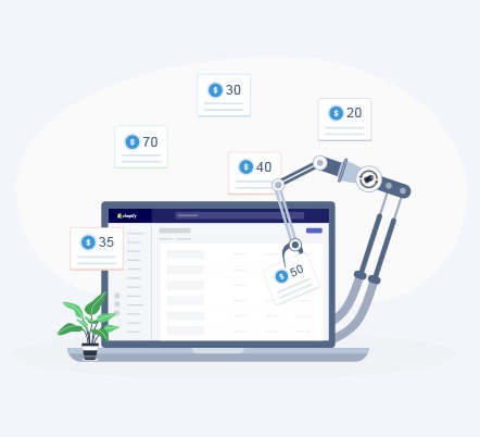 an automation is checking the prices