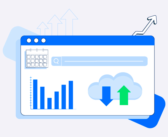 batch data importing dashboard illustration