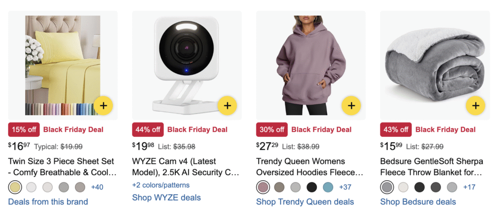 Amazon dashboard odd pricing example