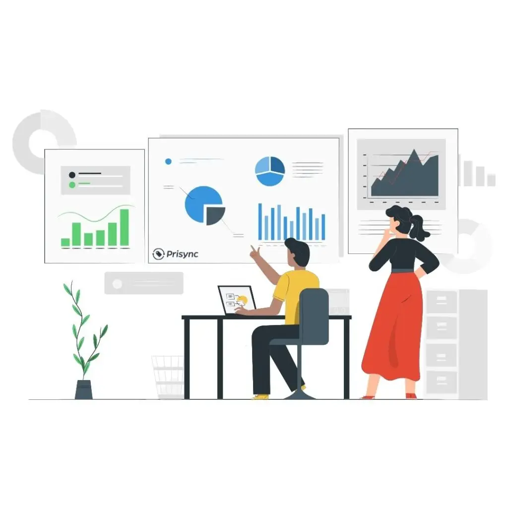 Retail price optimization software dashboard