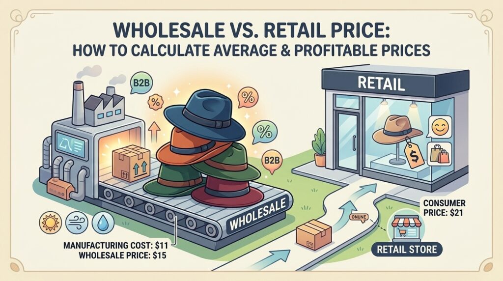 Wholesale vs Retail Price hat